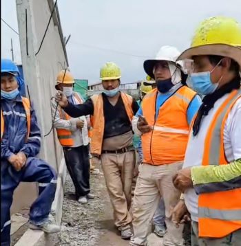 Obras de construcción arquitectónica con hormigón